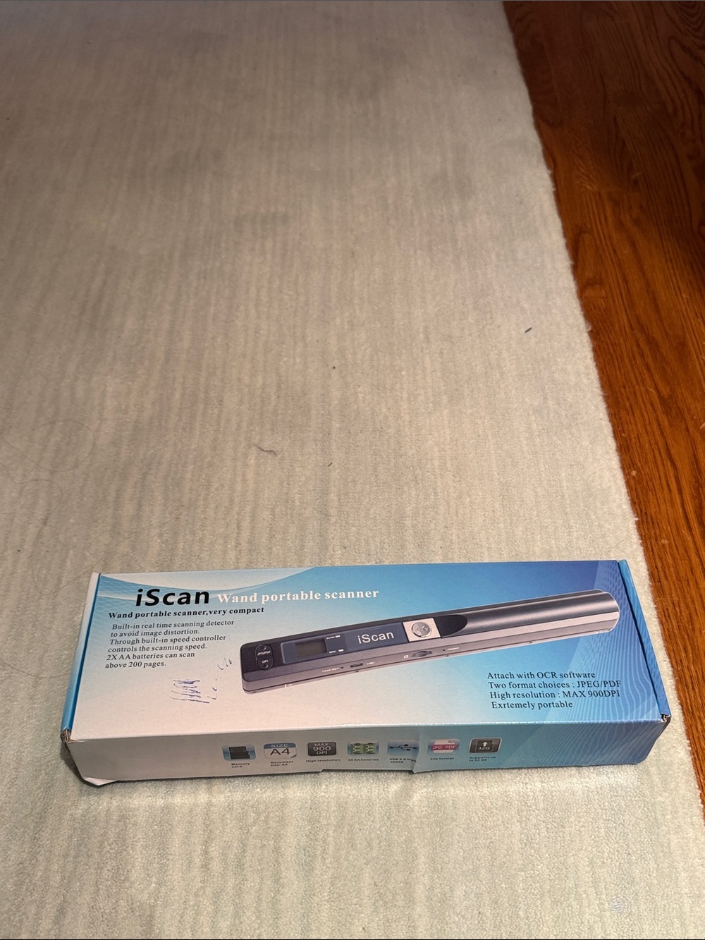 iScan Wand Portable Document Scanner